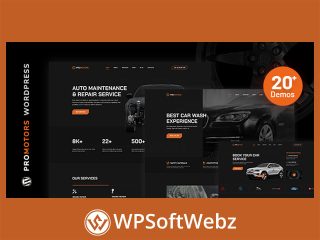 ProMotors - Car Service and Detailing WordPress Theme