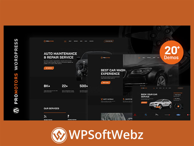 ProMotors - Car Service and Detailing WordPress Theme