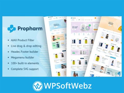 Propharm - Pharmacy & Medical WordPress WooCommerce Theme