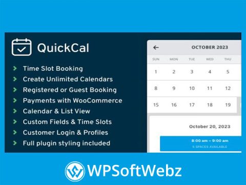 QuickCal - Appointment Booking Calendar for WordPress