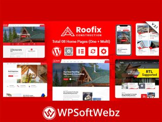 Roofix - Roofing Services WordPress Theme