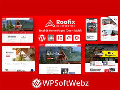 Roofix - Roofing Services WordPress Theme
