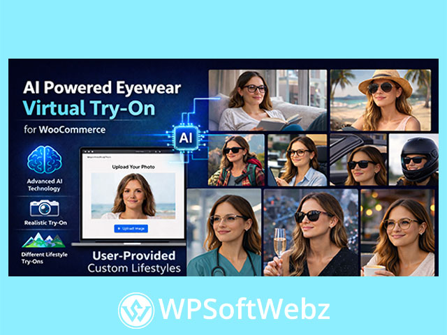 AI Powered Eyewear Virtual Try-on Popup | WooCommerce WordPress