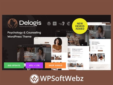 Delogis - Psychology & Counseling WordPress Theme