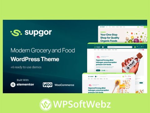 Supgor - Grocery Store and Food WordPress Theme