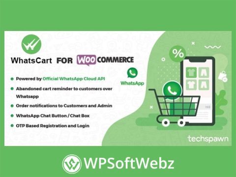 WhatsCart - Whatsapp Abandoned Cart Recovery, Order Notifications, Chat Box, OTP for WooCommerce