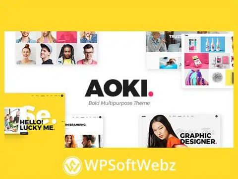 Aoki - Creative Design Agency WordPress Theme