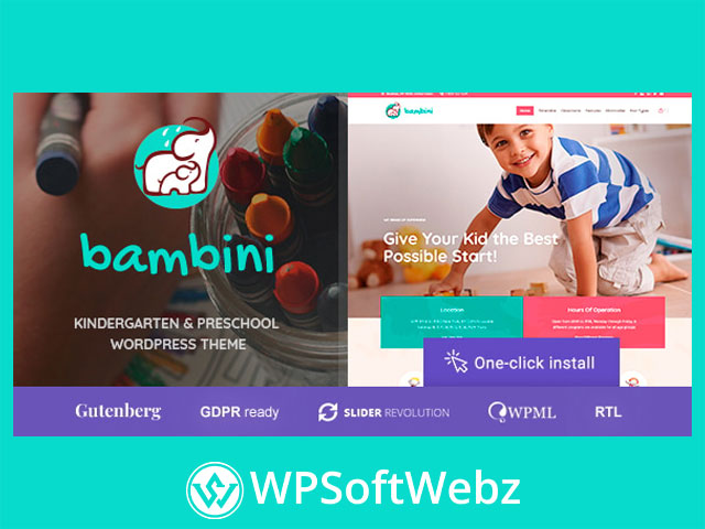 Bambini - Pre-School and Kindergarten Theme