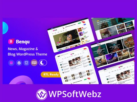 Benqu - Elementor NewsPaper & Magazine WordPress Theme