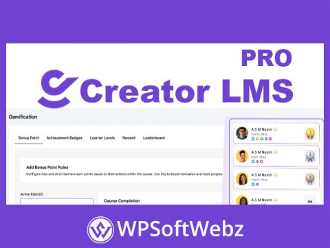 Creator LMS Pro WordPress Plugin