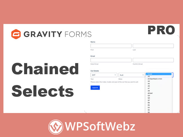 Gravity Forms Chained Selects for WordPress forms