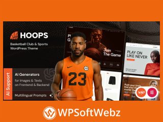 Hoops - Basketball Club & Sports WordPress Theme