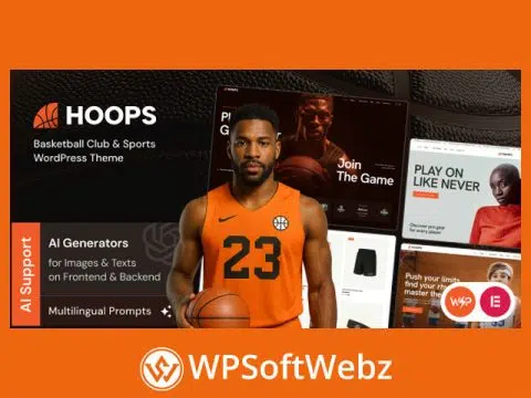 Hoops - Basketball Club & Sports WordPress Theme