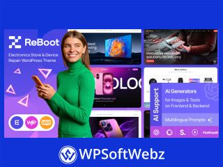 Reboot - Electronics Store & Device Repair WordPress Theme