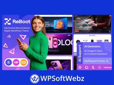 Reboot - Electronics Store & Device Repair WordPress Theme
