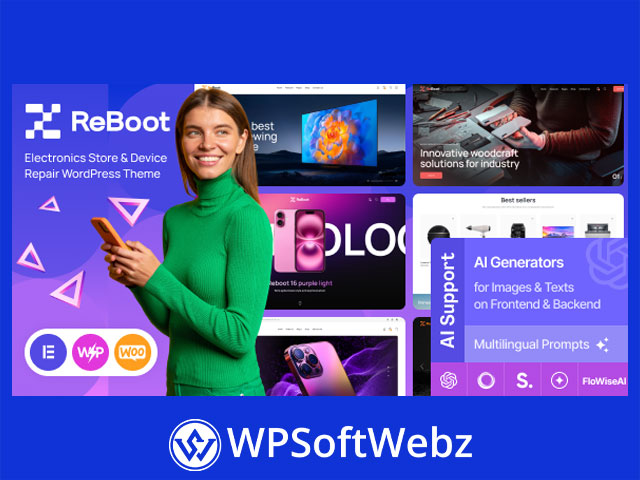 Reboot - Electronics Store & Device Repair WordPress Theme