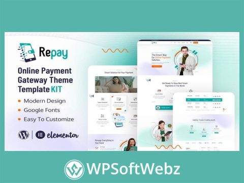Repay | Payment Gateway Elementor Template Kit