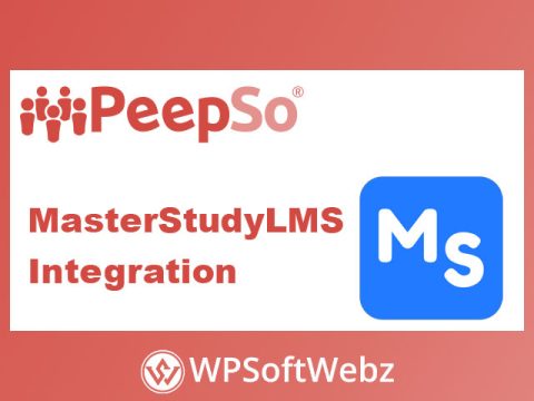 PeepSo MasterStudyLMS Integration