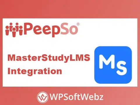 PeepSo MasterStudyLMS Integration