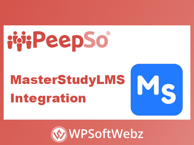 PeepSo MasterStudyLMS Integration