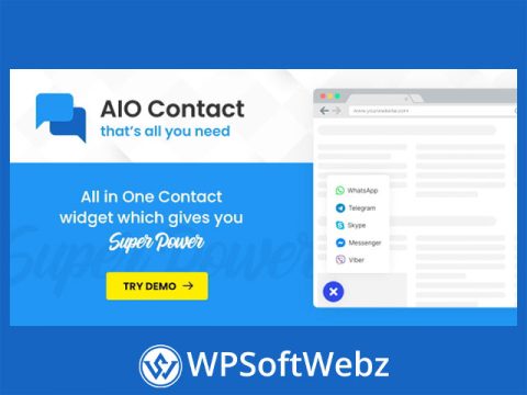 AIO Contact - All in One Contact Widget - Support Button