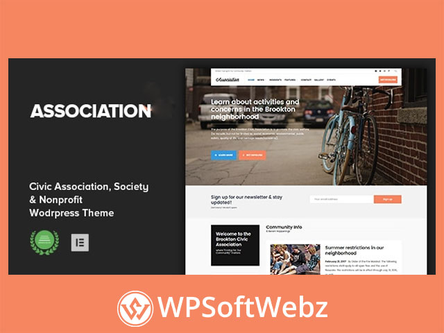 Association - Civic and Third Sector Nonprofit WordPress Theme
