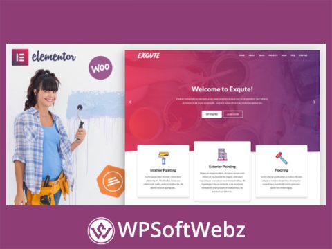Exqute - Painting Company WordPress Theme