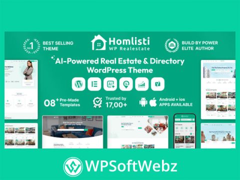 Homlisti – Real Estate WordPress Theme + RTL