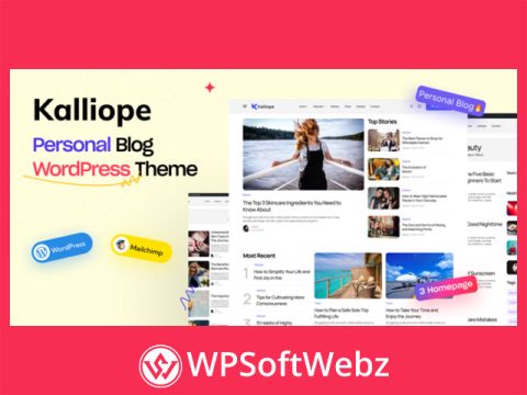 Kalliope - Modern Blog WordPress Theme