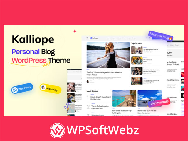 Kalliope - Modern Blog WordPress Theme