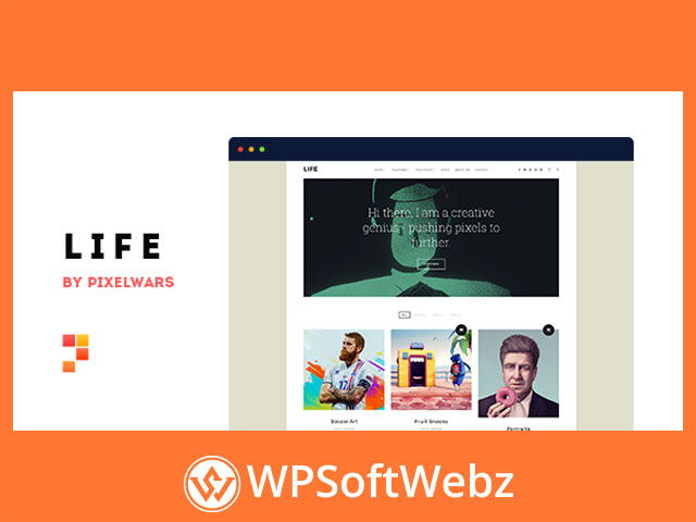 Life - Boxed Portfolio WordPress Theme