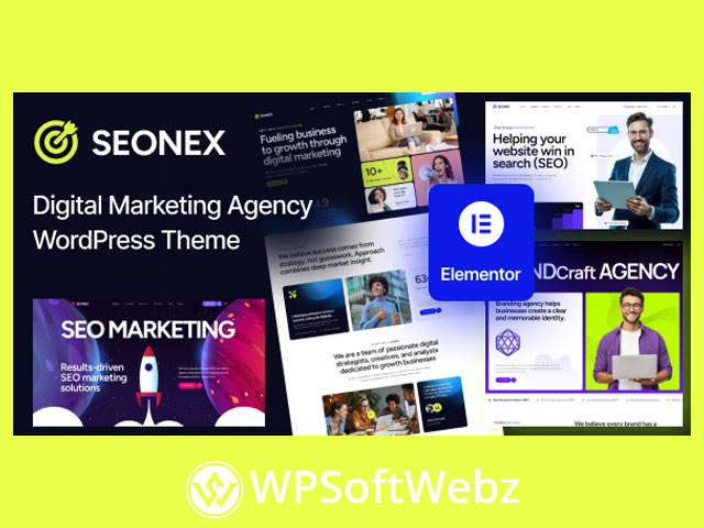 Seonex - Digital Marketing Agency WordPress Theme