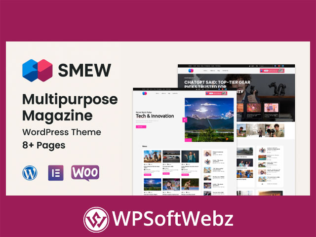 Smew - Multipurpose Magazine Wordpress Theme