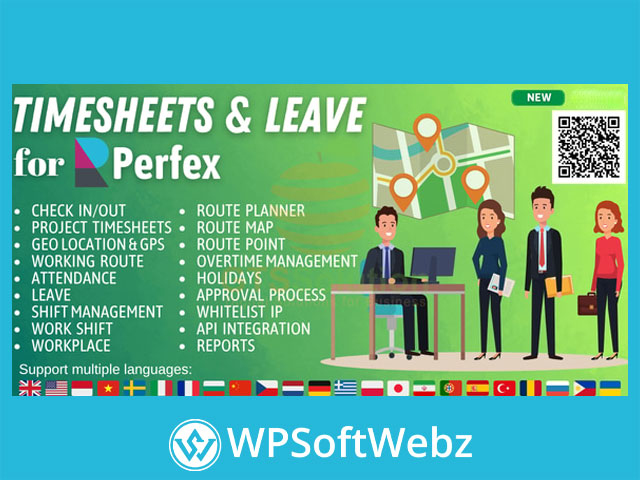 Timesheets and Leave Management module for Perfex CRM