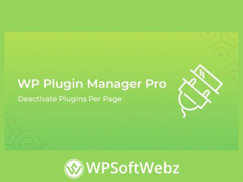 WP Plugin Manager Pro - Deactivate plugins per page