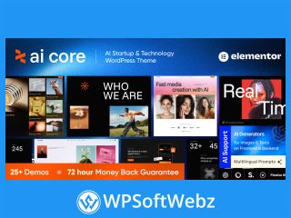 AI Core - AI Startup & Technology WordPress Theme