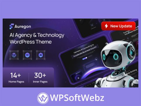 Auregon - AI Agency & Technology WordPress Theme