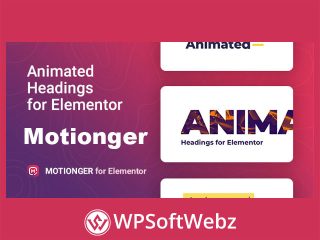 Motionger – Animated Heading for Elementor