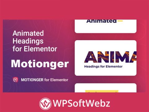 Motionger – Animated Heading for Elementor
