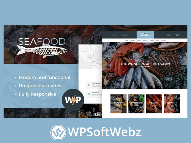 SeaFood Company - Fish Restaurant WordPress Theme