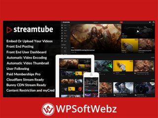 StreamTube - Video Streaming WordPress Theme