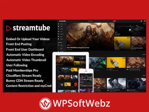 StreamTube - Video Streaming WordPress Theme