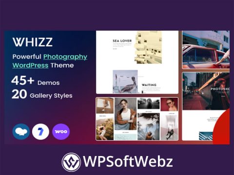 Whizz Photography WordPress Theme