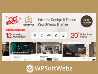 Xinterio - Interior Design WordPress Theme + RTL