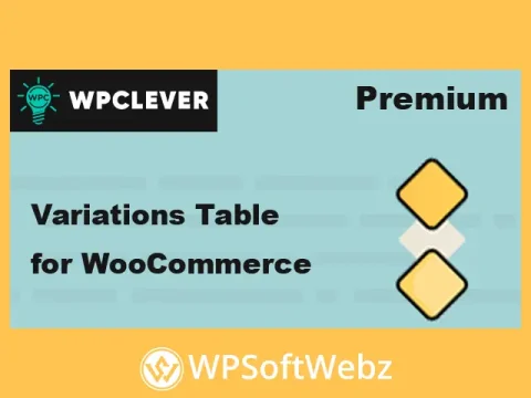 WPC Variations Table for WooCommerce (Premium)