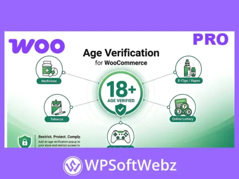 Age Verification Popup for WooCommerce plugin for customizable age checks and restricted content access